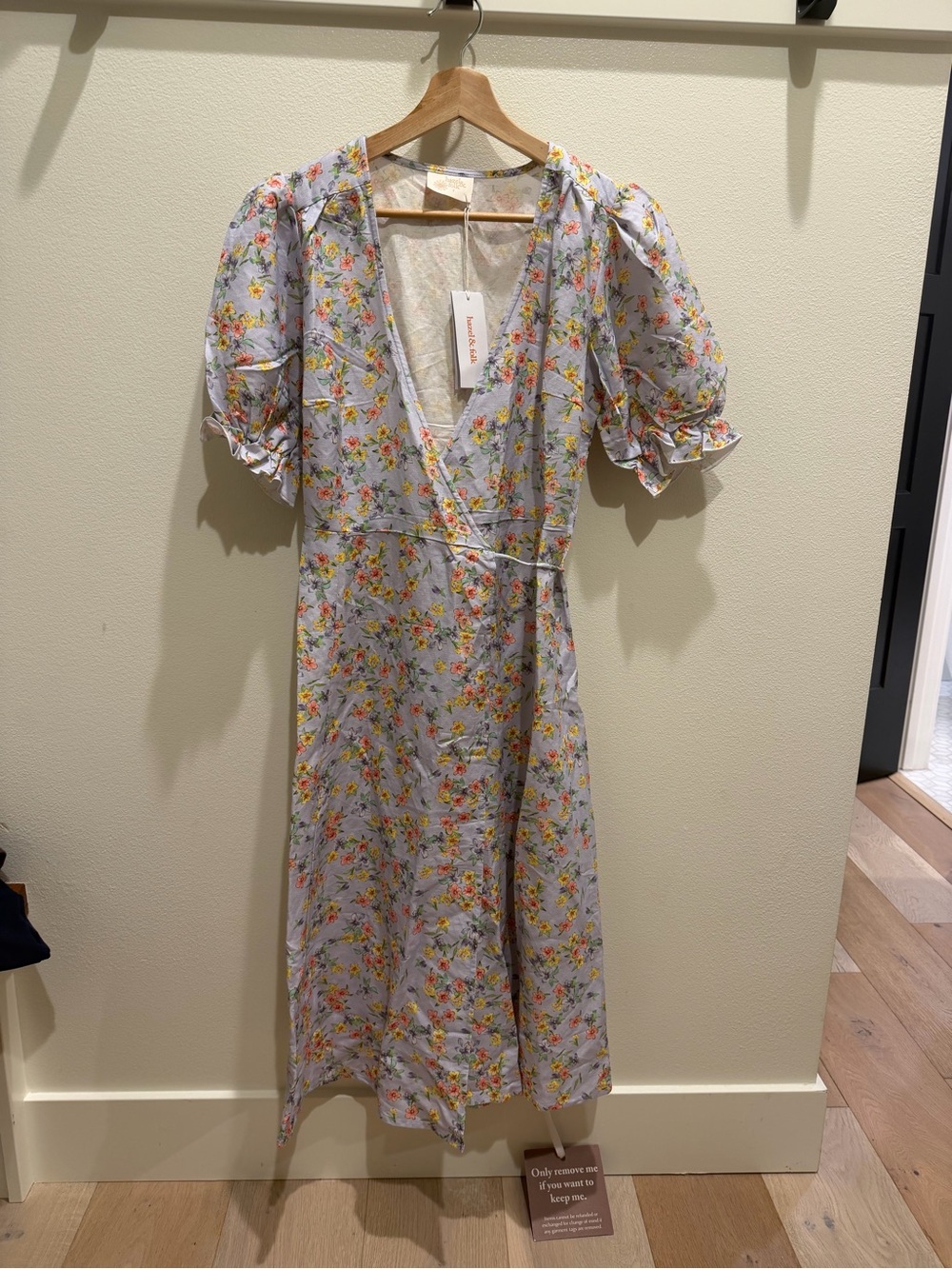 Hazel & Folk Alice Midi Wrap Dress | Spring Bouquet
